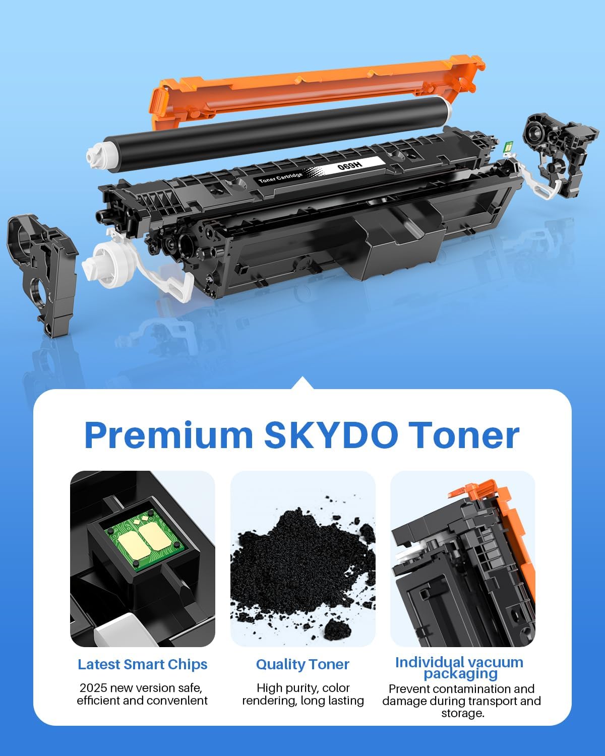 Detalle de Skydo 069H Nero Toner con chip (alta resa) compatibile con Canon 069H