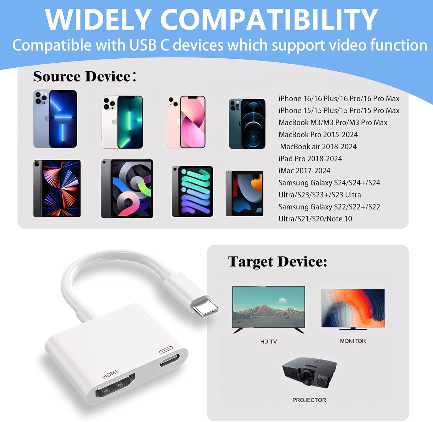 Thumbnail 1 de Kinhaly USB C to HDMI Adapter 4K