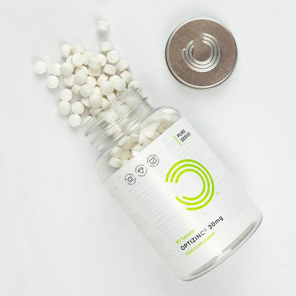 Detalle 2 de Bulk ComprimĂ©s OptiZinc Pure 30 mg đ