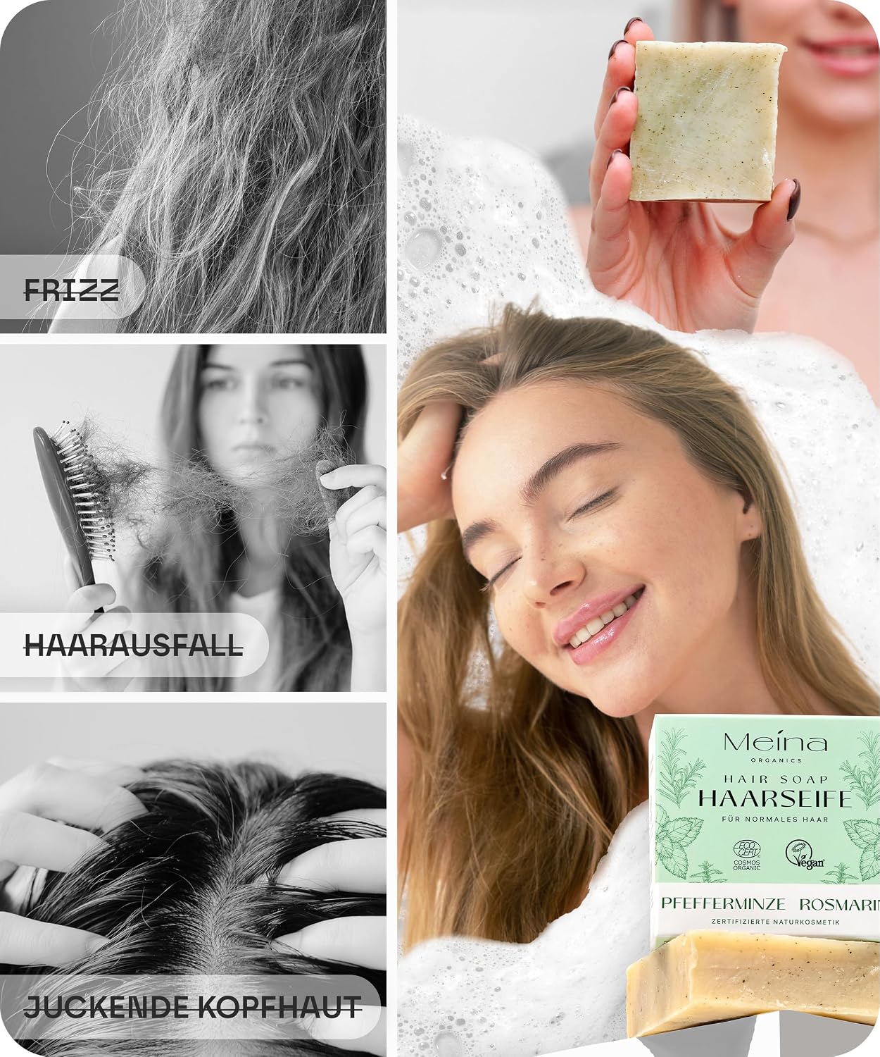 Thumbnail 5 de Meina Bio Haarseife 80g