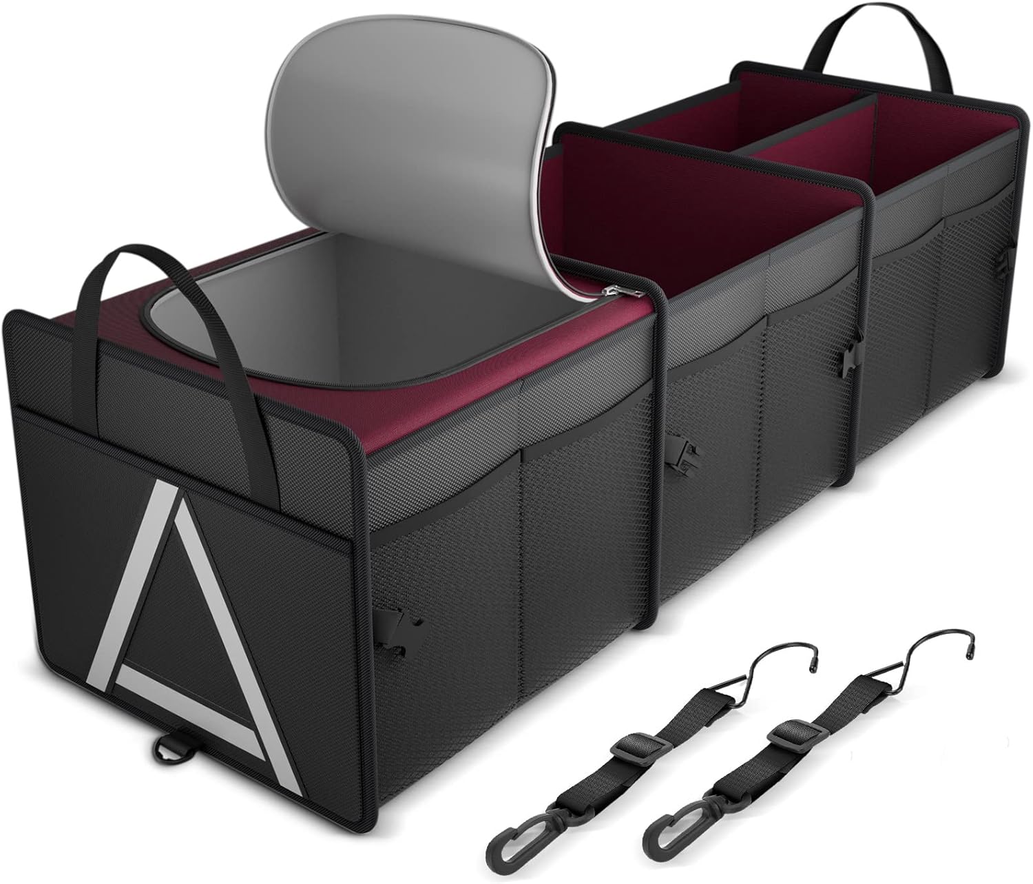 Thumbnail 6 de K KNODEL Sturdy Car Trunk Organizer with Cooler 3 Compartments