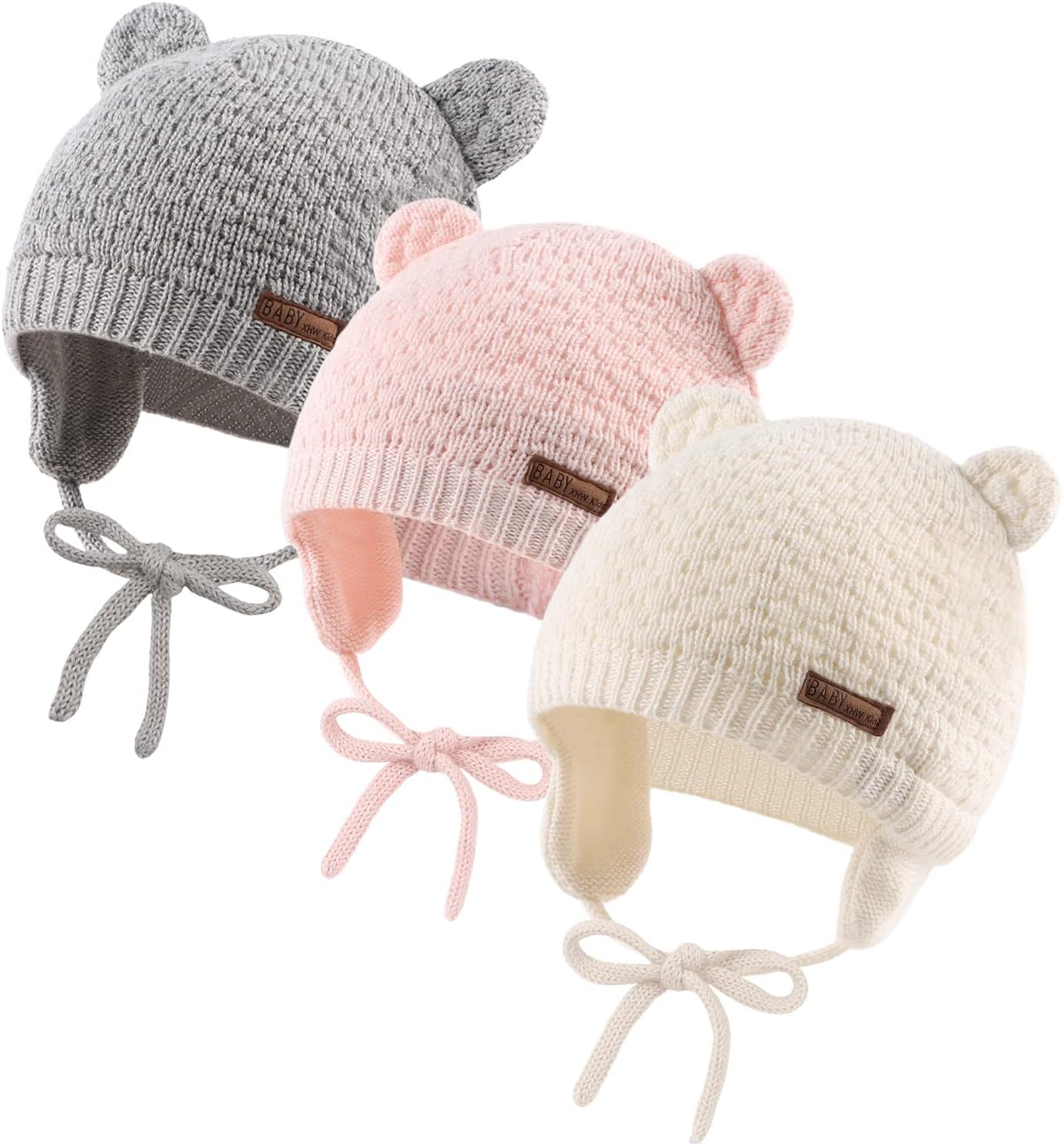 Detalle 2 de XIAOHAWANG Baby Earflap Beanie Hat for Infants and Toddlers 🧸</analysis>
XIAOHAWANG Baby Earflap Beanie Hat for Infants and Toddlers