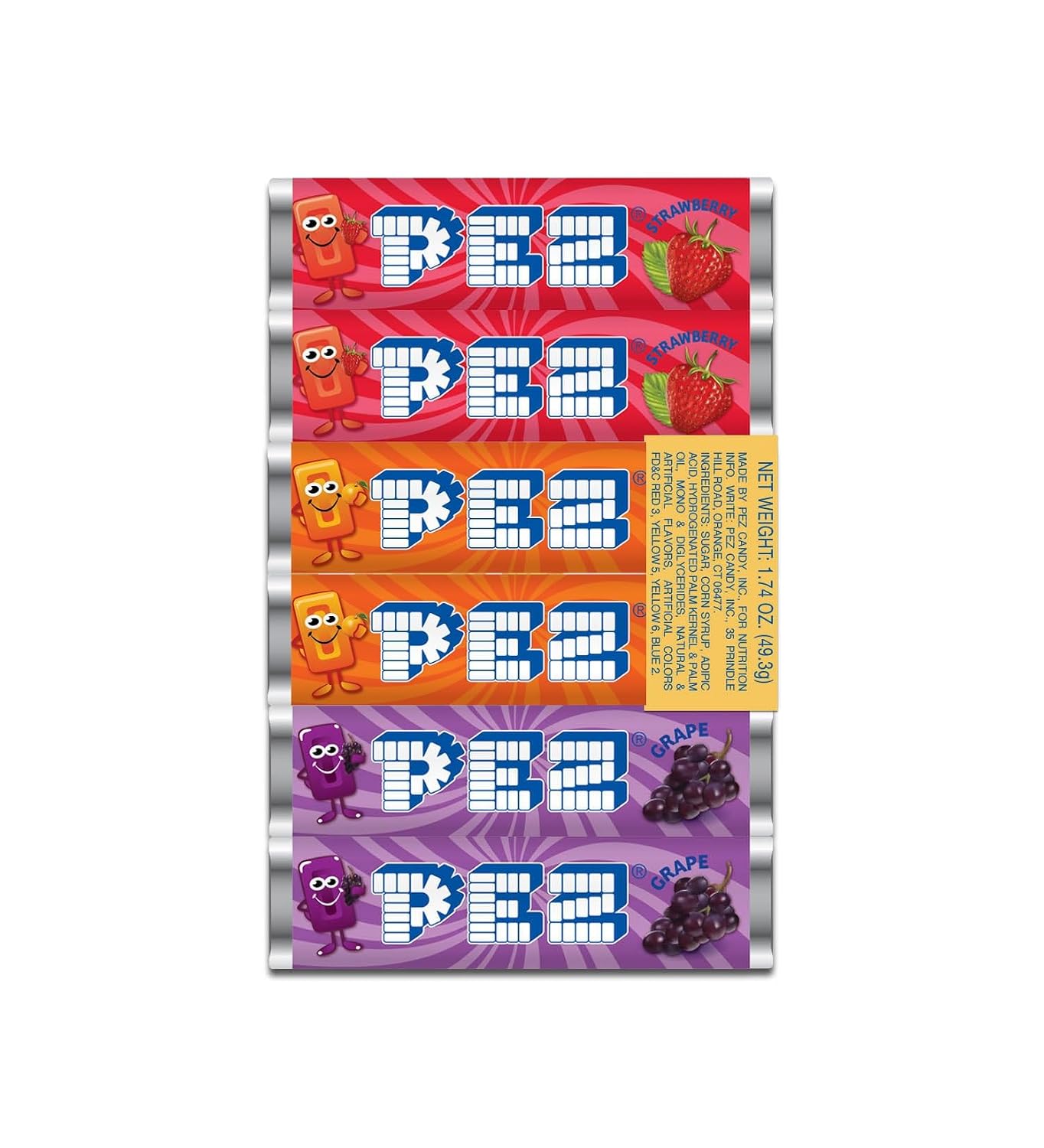 Detalle de PEZ Minecraft Gift Set with Four Dispensers and Six Fruit Candy Refills
