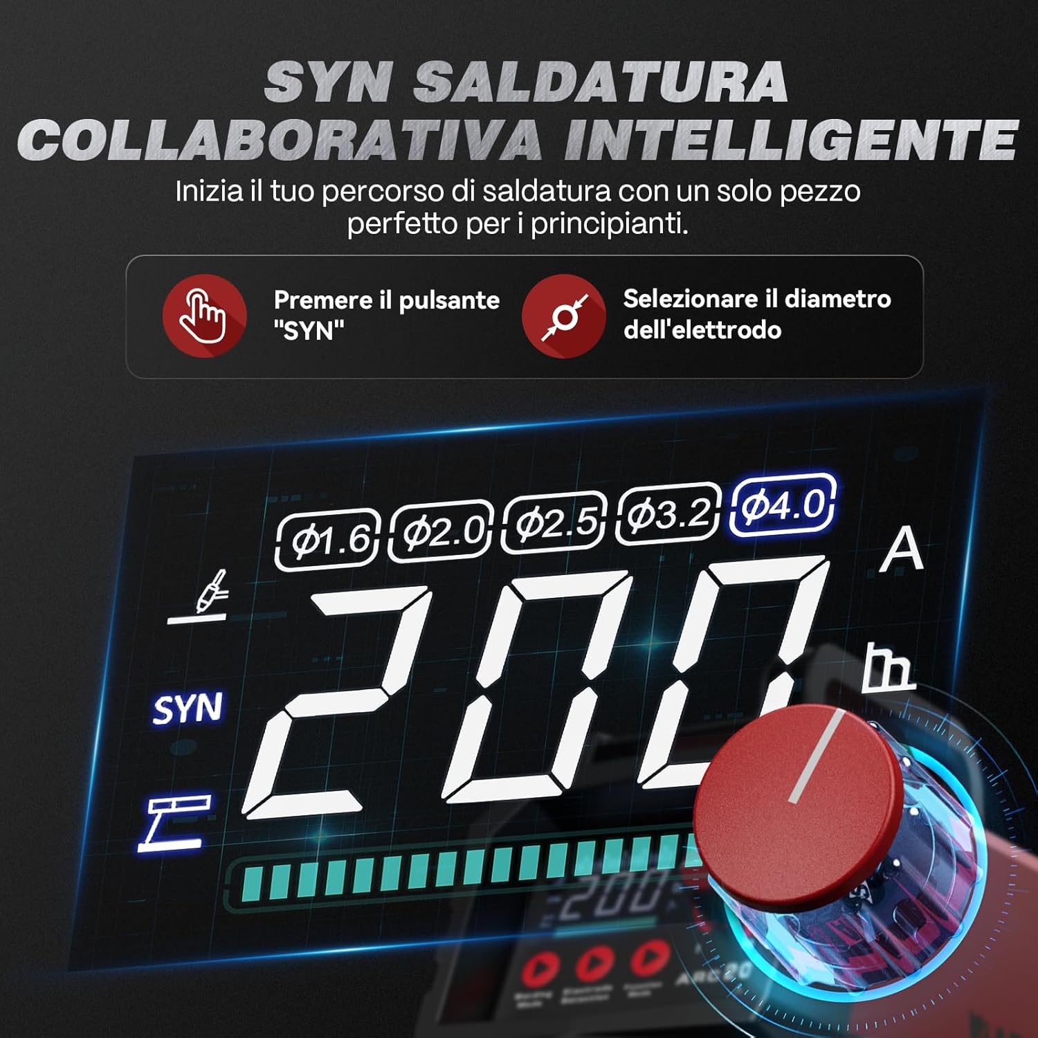 Thumbnail 1 de ARCCAPTAIN ARC 200A Saldatrice MMA 200 A