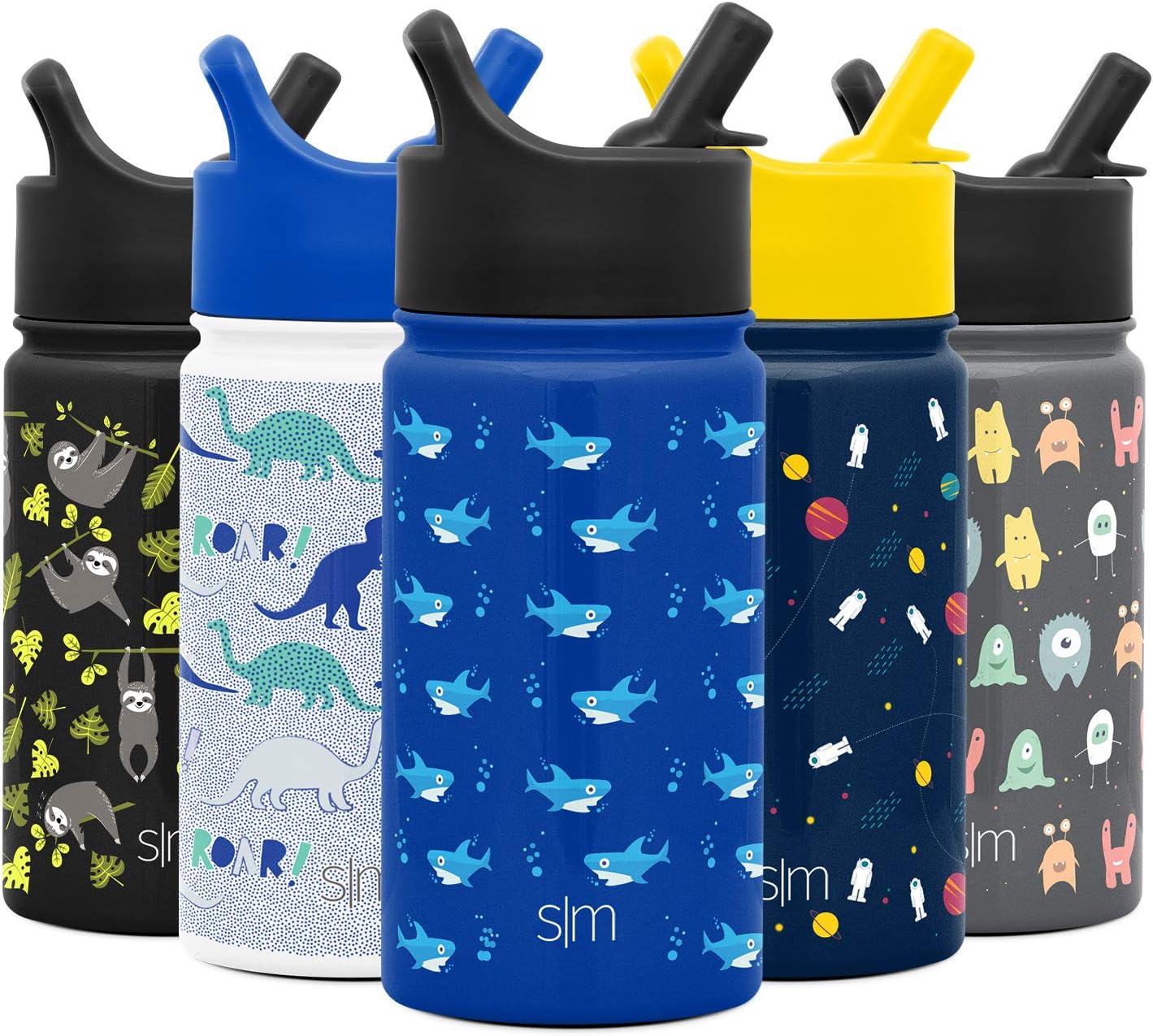 Detalle de Simple Modern Bottiglia d'Acqua per Bambini Summit 530ml Shark Bite