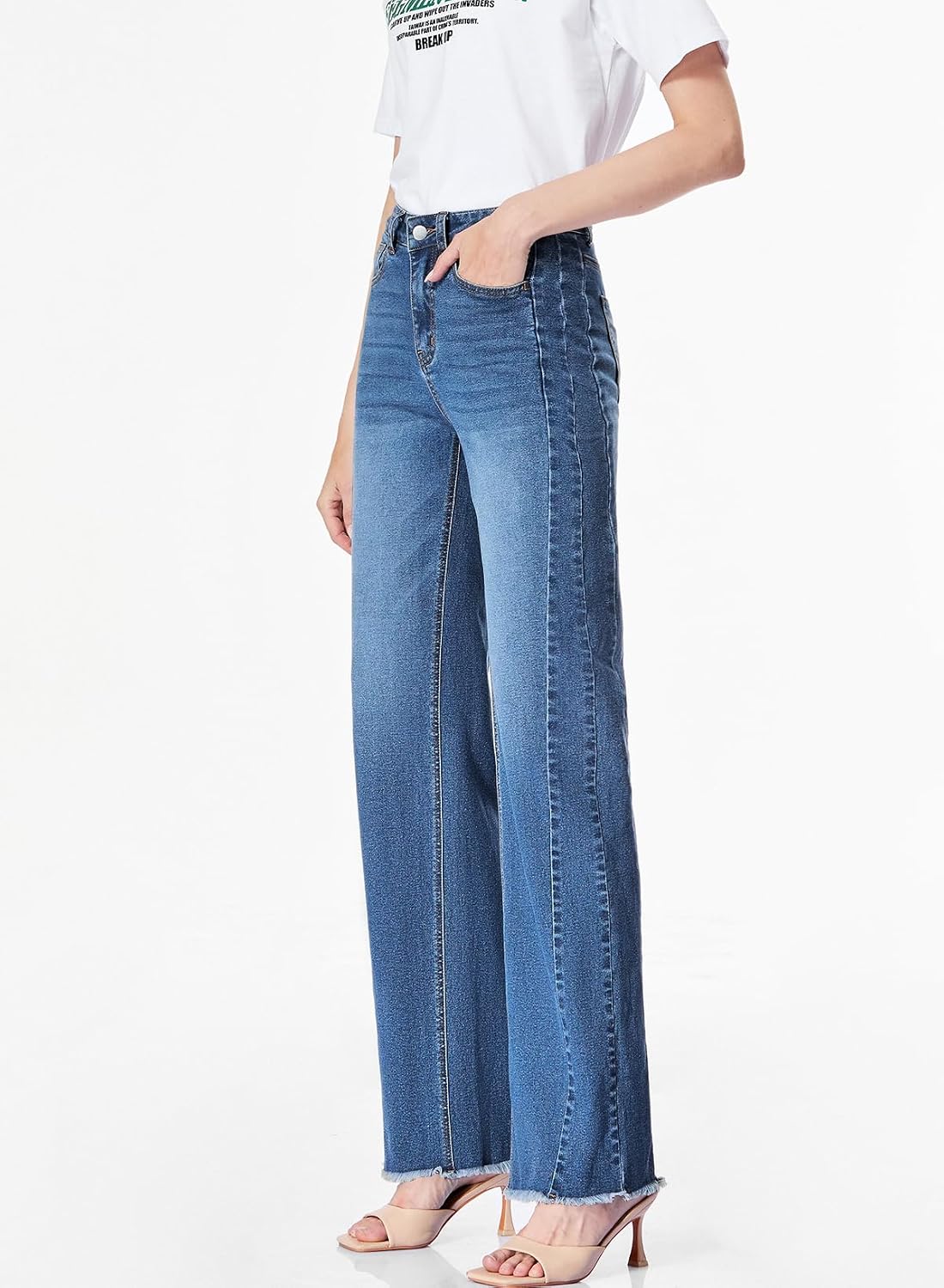 Thumbnail 6 de Sidefeel Zimbaplatinum Wide Leg Jeans 1️⃣