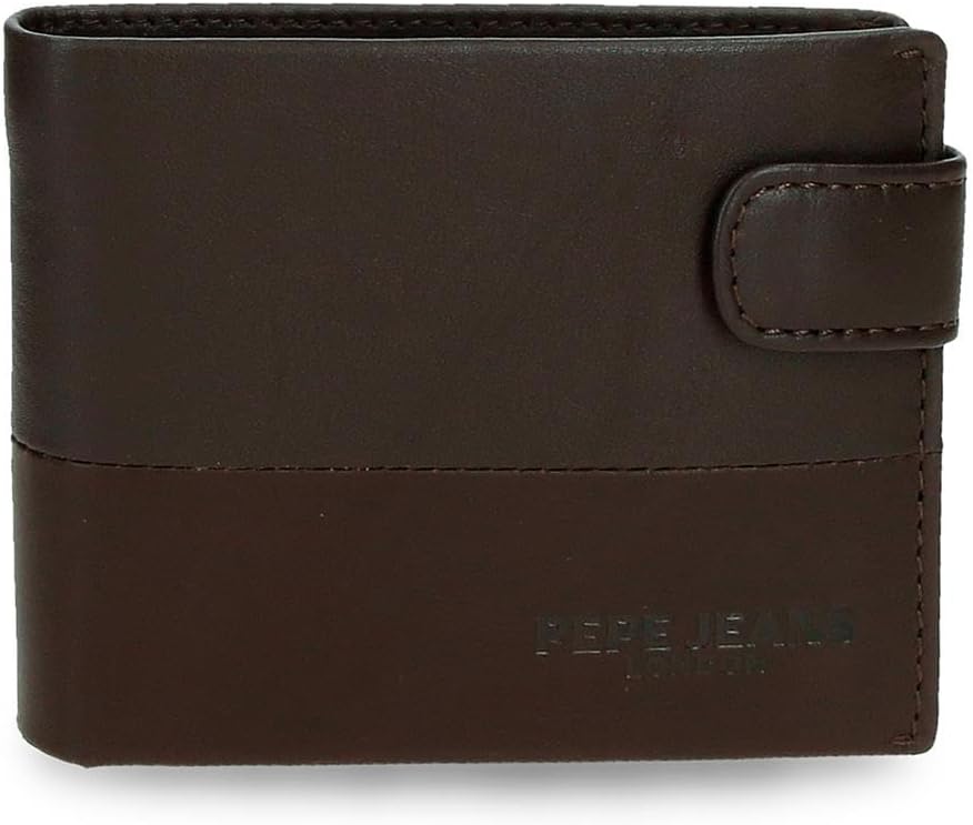 Detalle de Pepe Jeans Ithaca Portefeuille Horizontal avec Fermeture à clic – Taille Unique