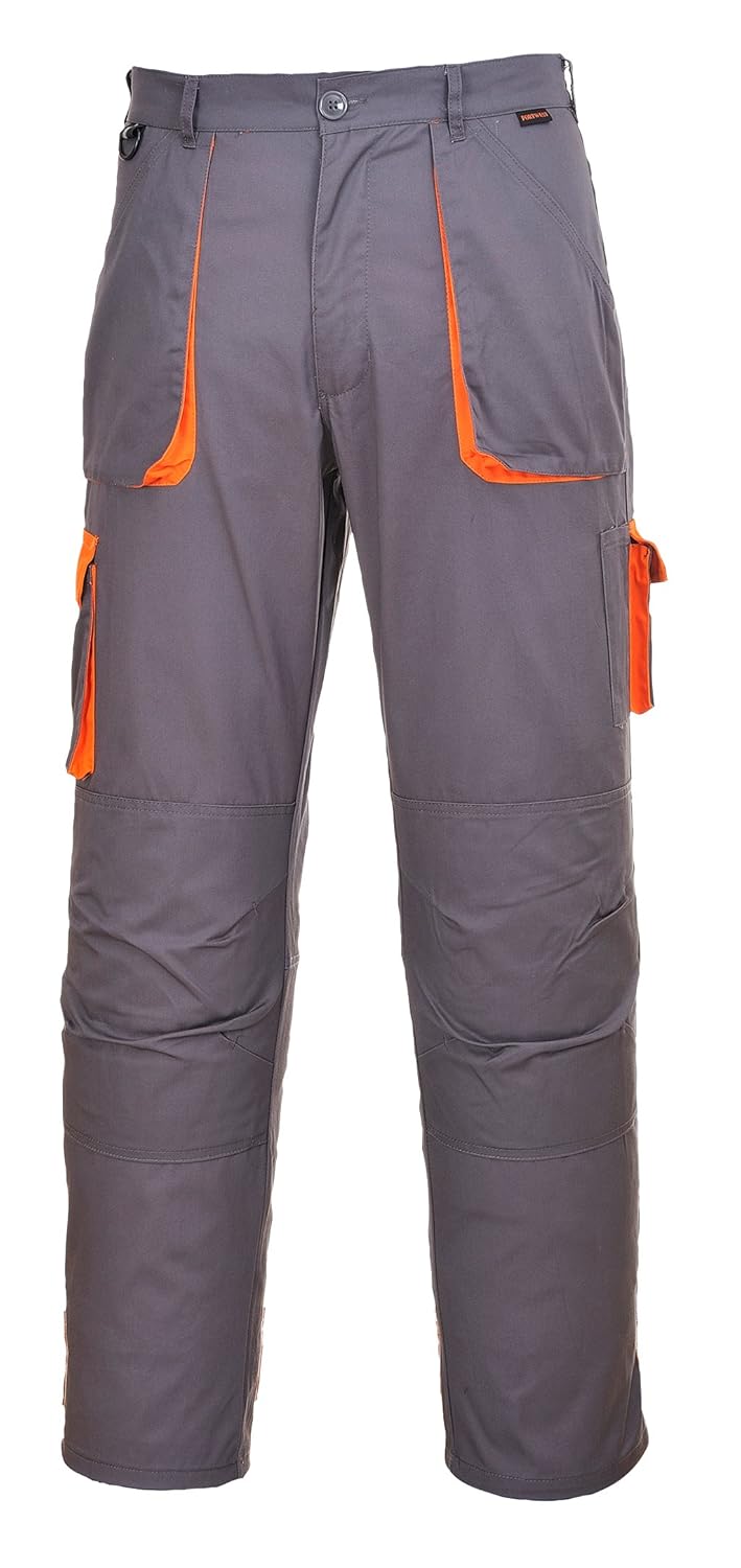 Thumbnail 2 de Portwest Contrast Trousers Black taglia Medium: pantaloni da lavoro con 9 tasche e tessuto UPF 40+