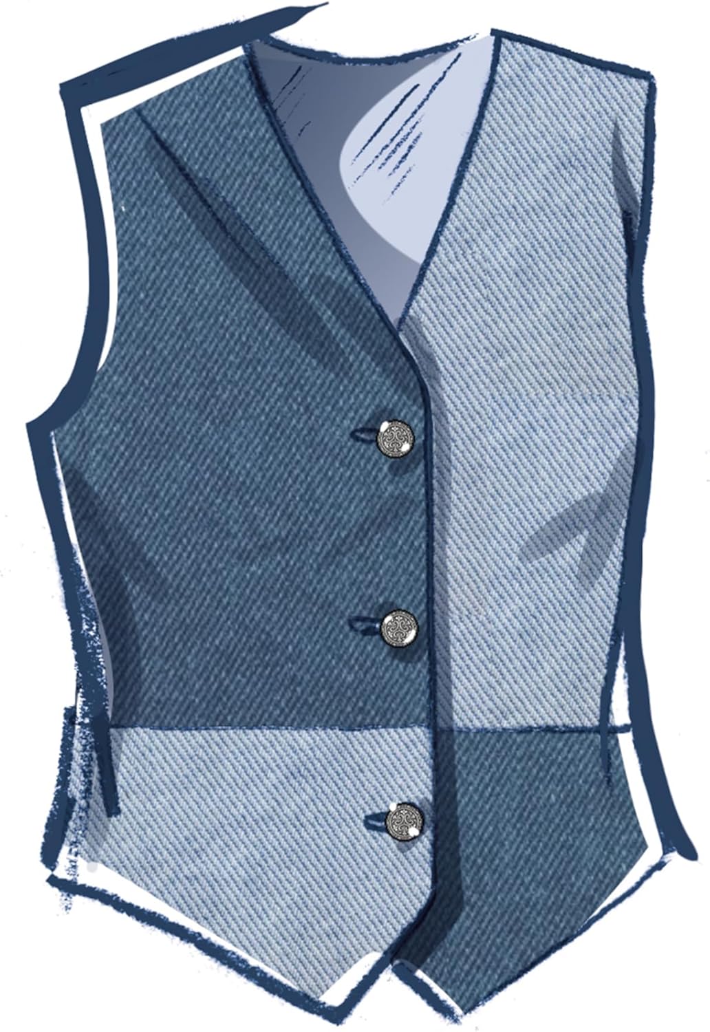 Thumbnail 5 de McCall's M8442 gilet doublé ⚙️