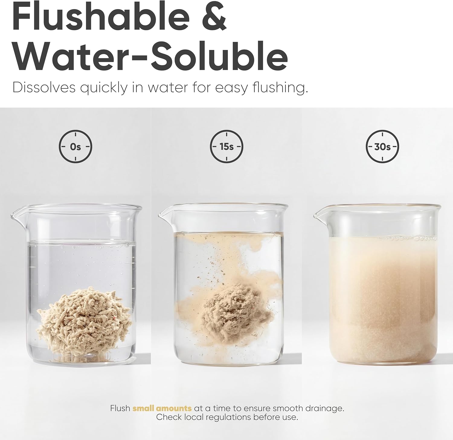 Detalle 2 de FUKUMARU Tofu Cat Litter Natural, Unscented, Dust Free, Low Tracking Pellets (Flushable)
