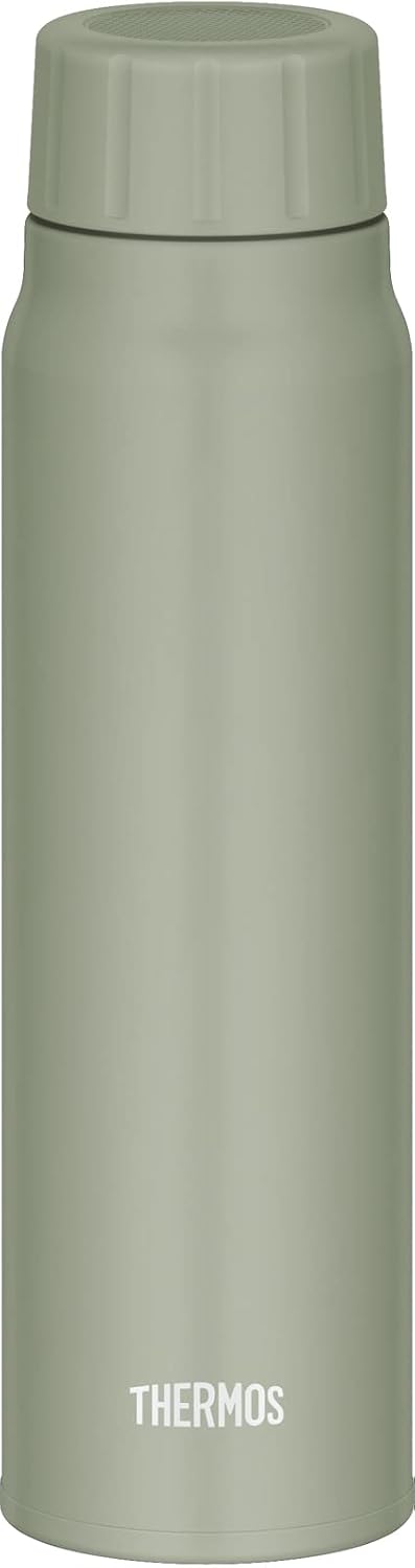 Detalle de サーモス FJK-500 KKI 炭酸飲料対応ボトル 500ml カーキ 保冷専用