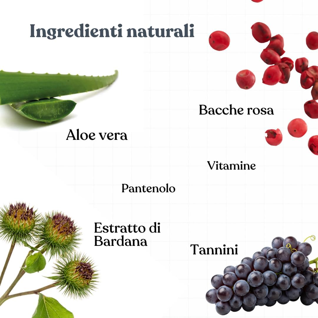 Detalle 2 de Bau Shampoo Cane Controllo Odori con Bardana, Aloe Vera e Pantenolo — Deodorante per Cani