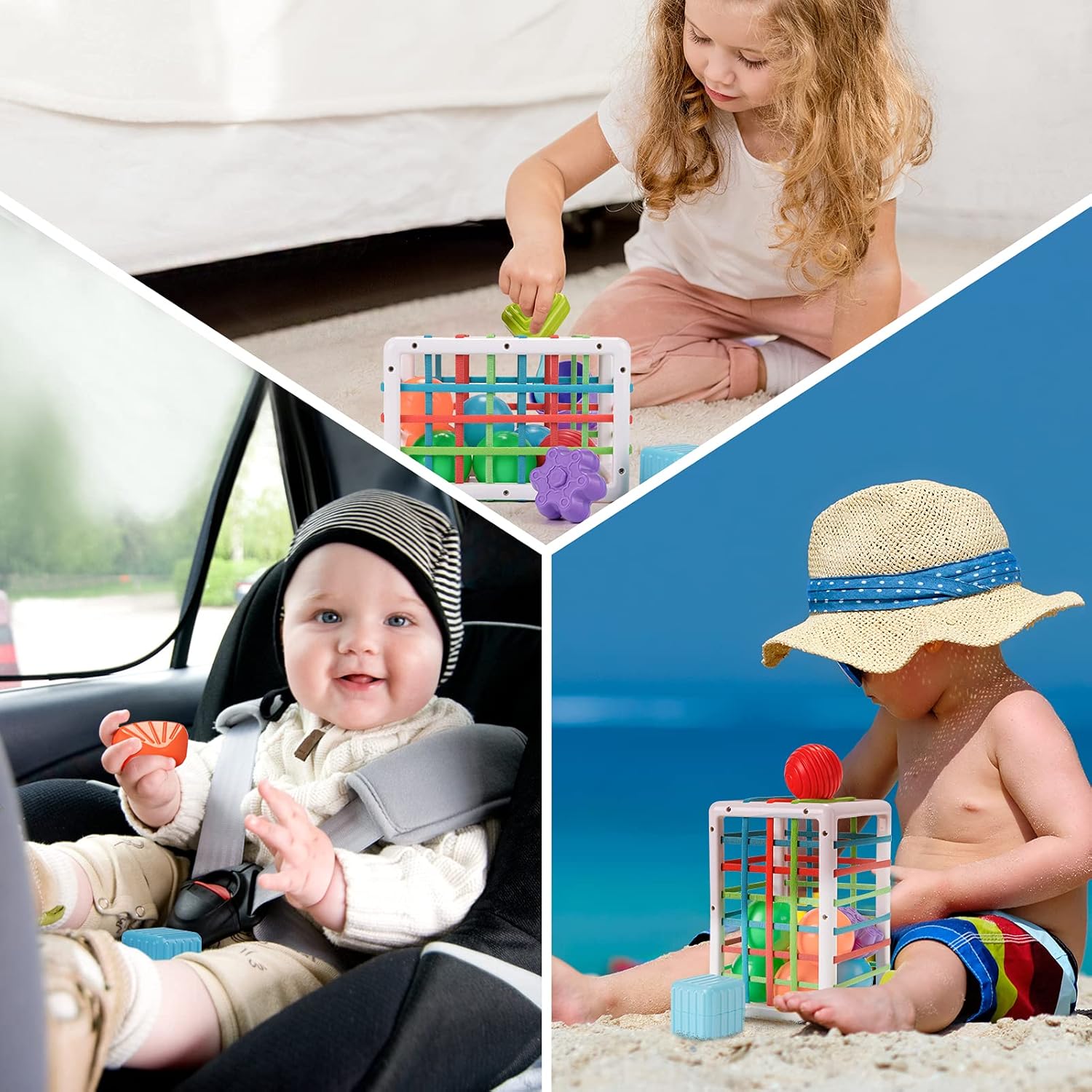 Thumbnail 5 de LZDMY Baby Sensory Cube 6 12 Months