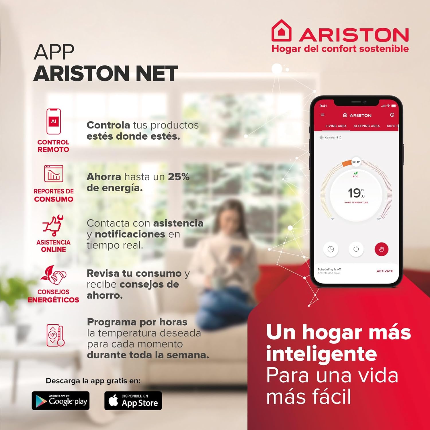 Thumbnail 6 de Ariston Velis Pro Wifi 80L 🌊 Termo Eléctrico Bajo Consumo