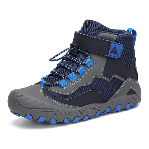 Detalle de Mishansha Kinder-Wanderschuhe 32EU, blau, leicht und rutschfest