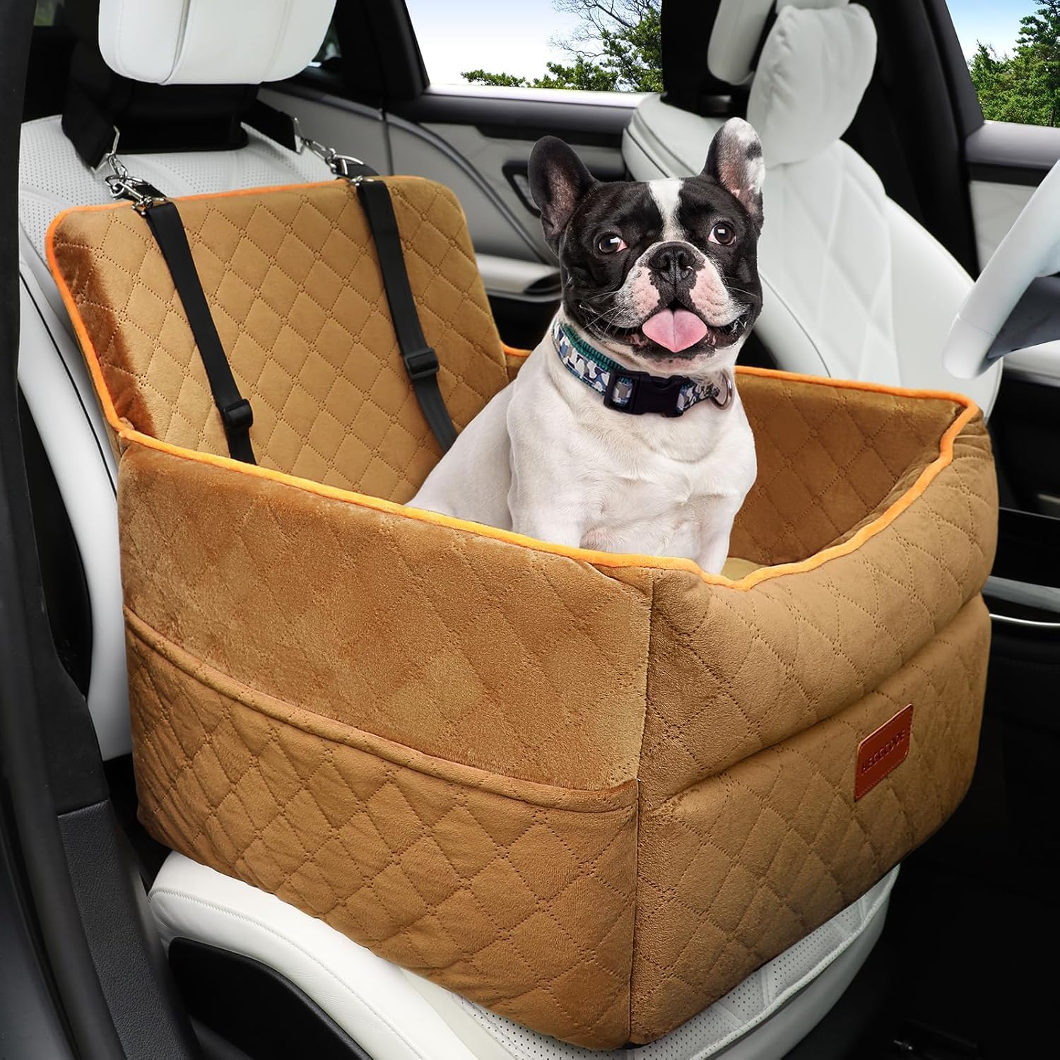 Detalle de HEGGCOOE Small Dog Car Seat, 6 inch view