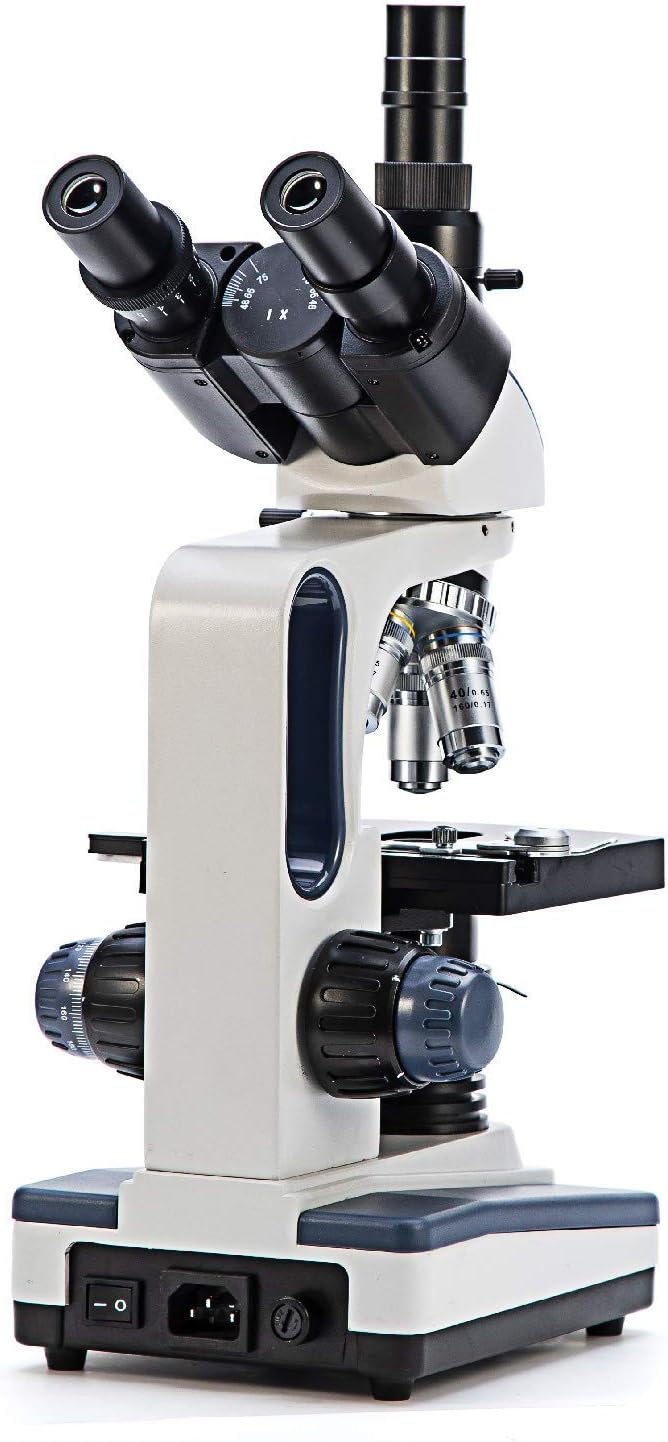 Detalle de SWIFT SW350T Compound Trinocular Microscope – Research-Grade, 40X–2500X