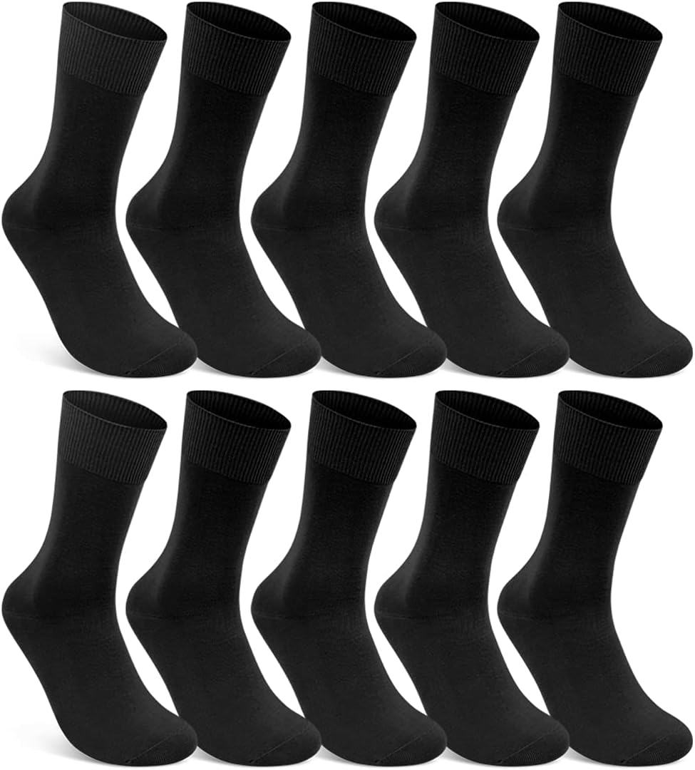 Detalle 2 de sockenkauf24: 10 Paar Socken aus 100% Baumwolle – Komfortbund, nahtlos, für Herren & Damen