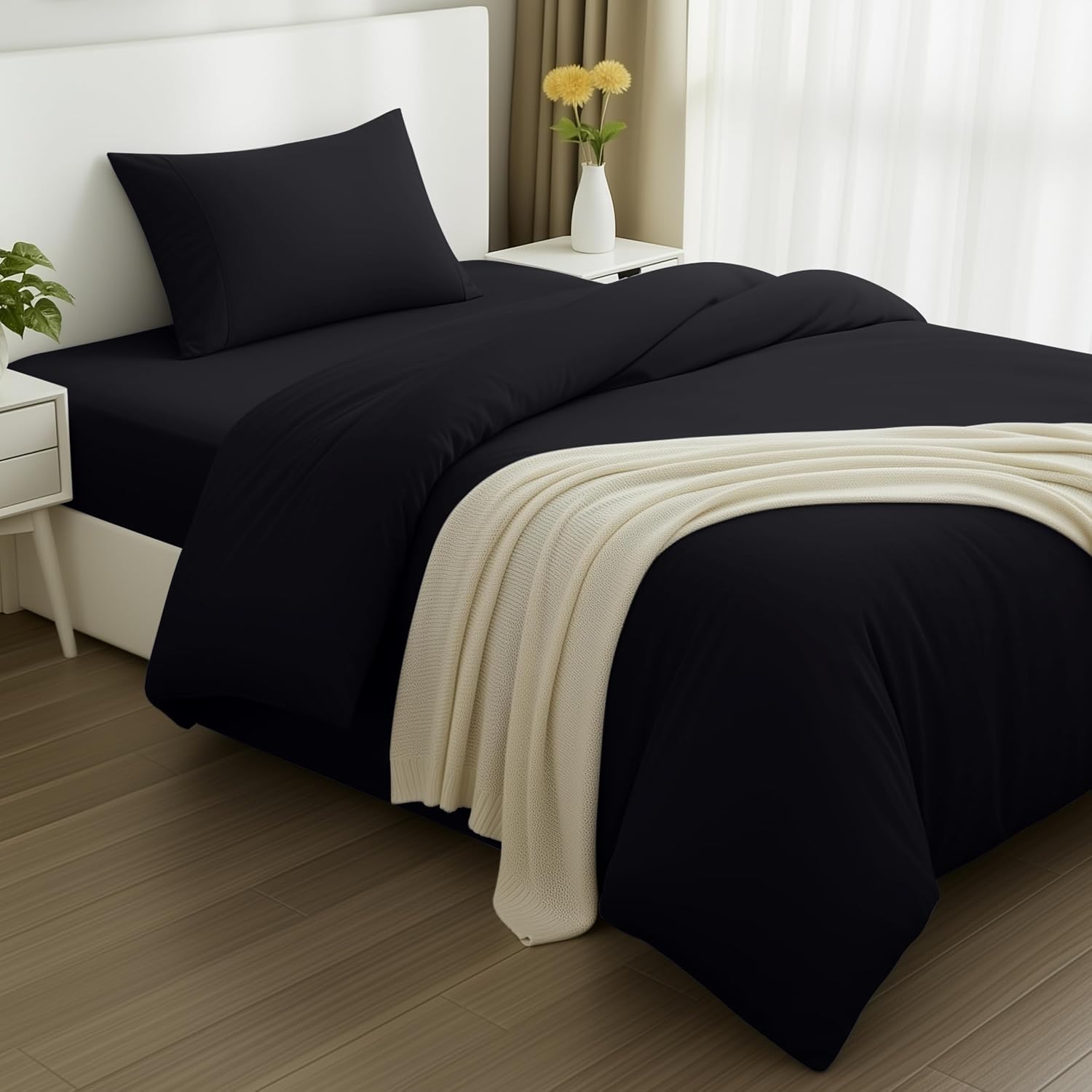 Detalle de Utopia Bedding Funda nórdica 135x200 microfibra