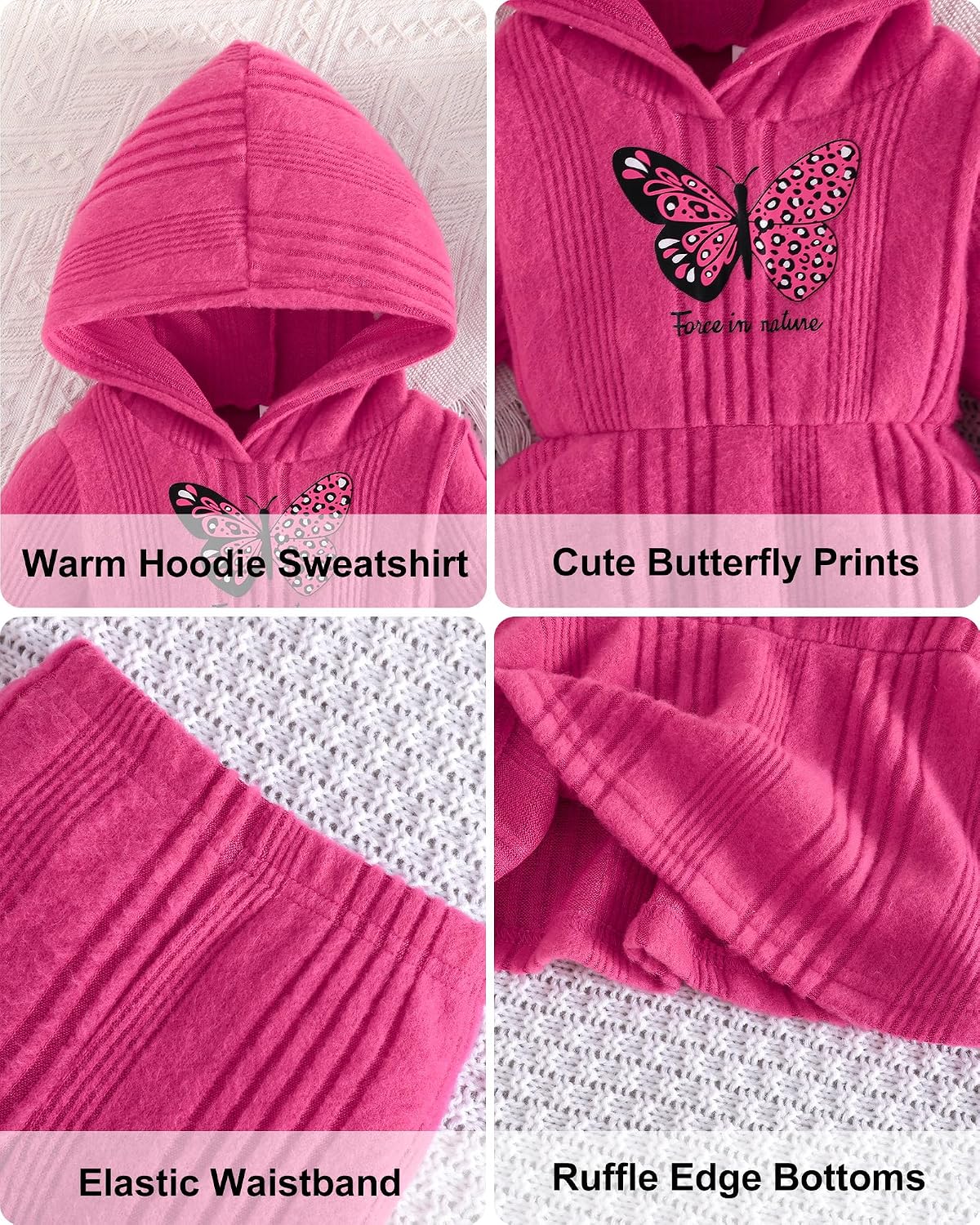 Detalle 1 de Jecson Baby Girl Outfit Set 6M–3T