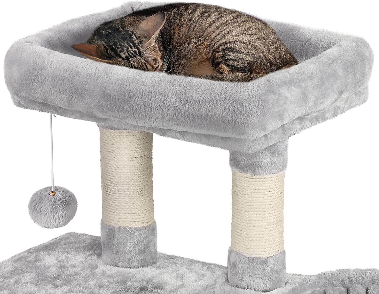 Detalle de Yaheetech 96cm cat tree tower with condo 🐱