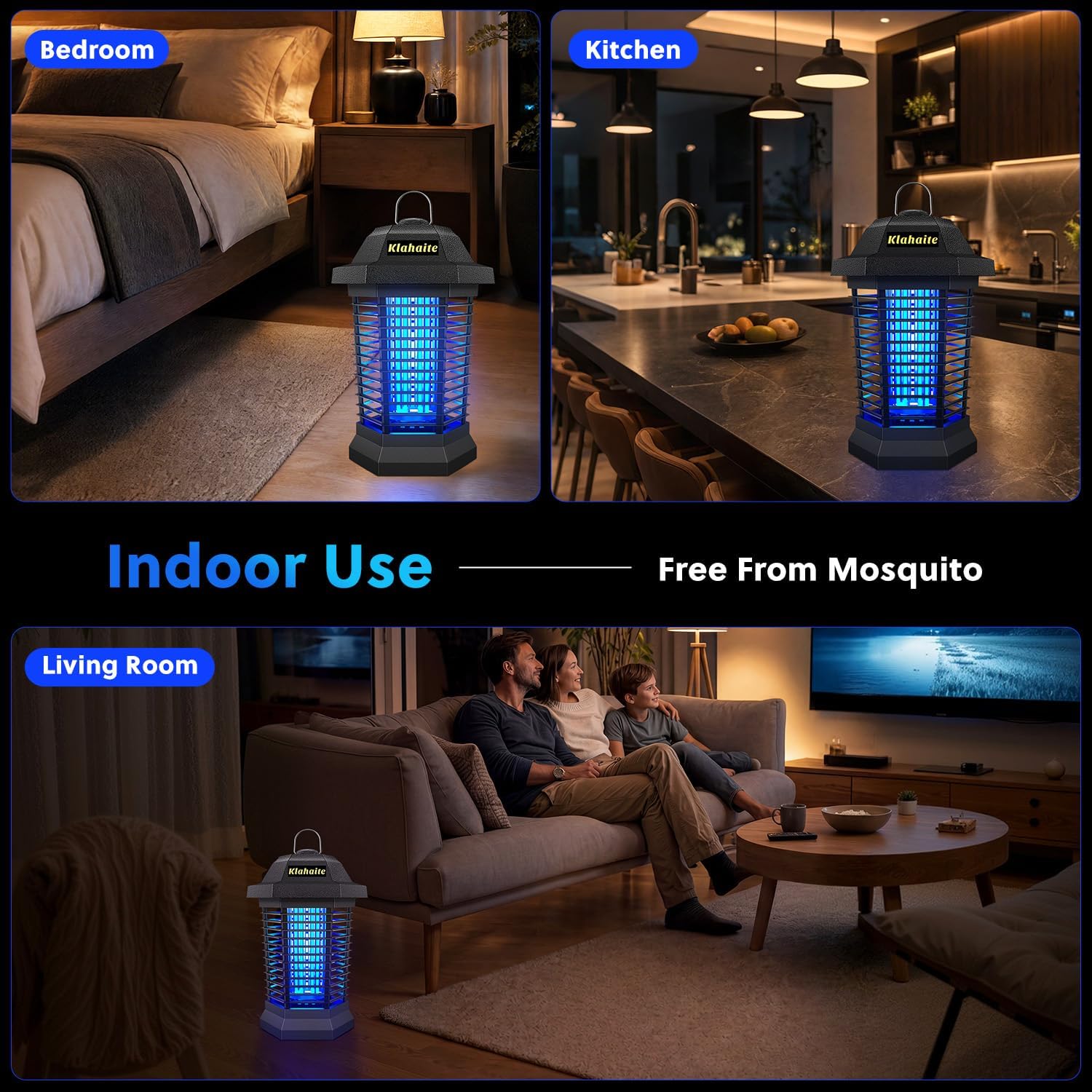 Detalle 2 de Klahaite Outdoor Insect Exterminator Electric Mosquito Zapper (up to 1/2 acre)
