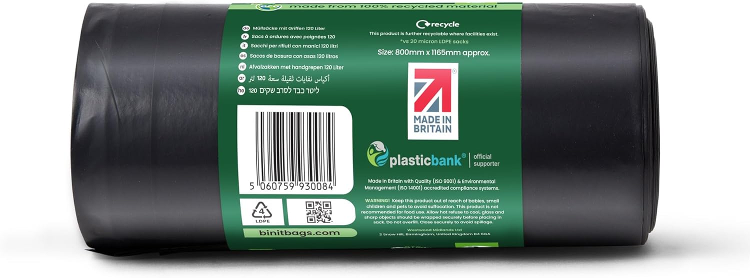 Thumbnail 3 de BIN IT 10 Tie Top Bin Liners