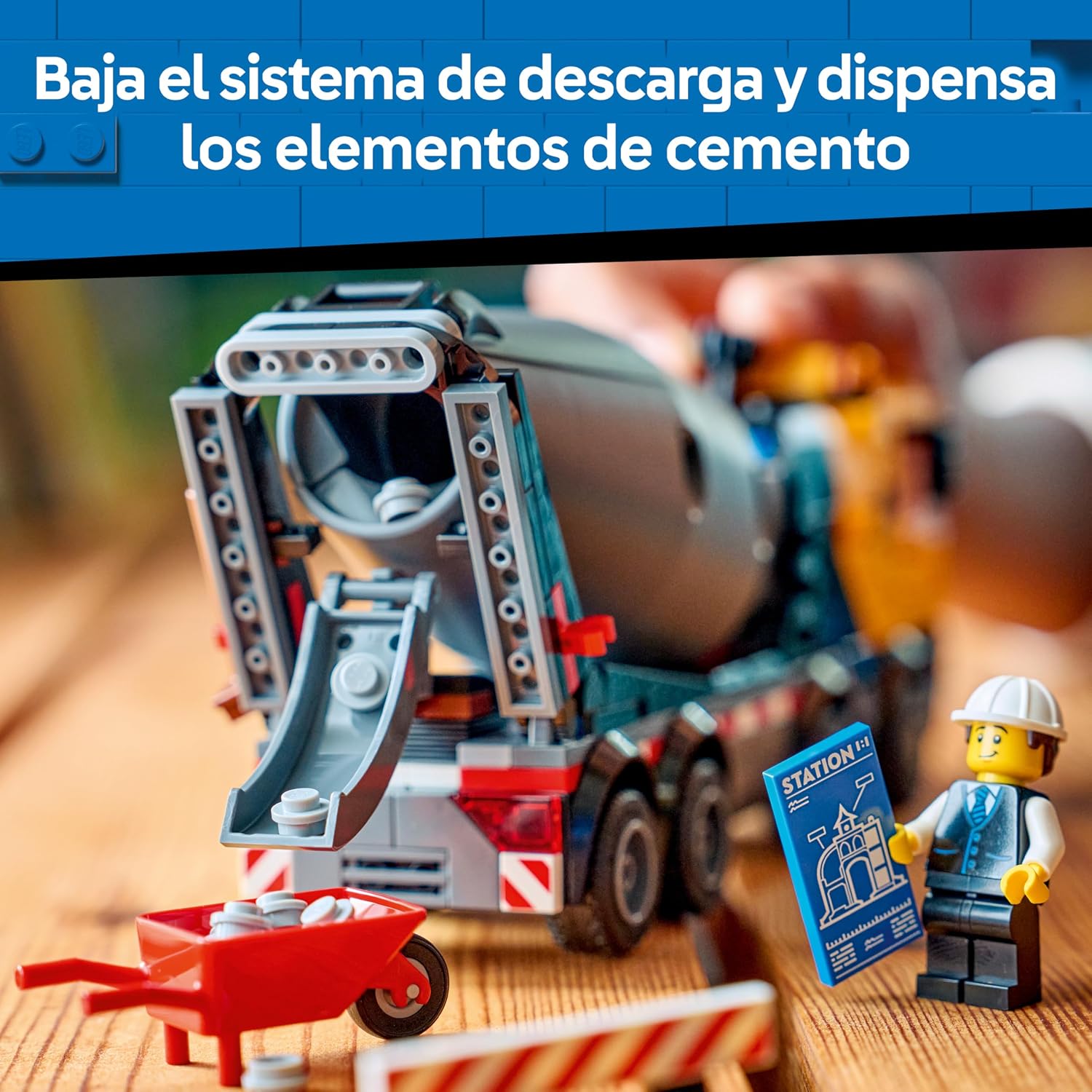 Detalle 2 de LEGO City Hormigonera 60478 para 7+ años