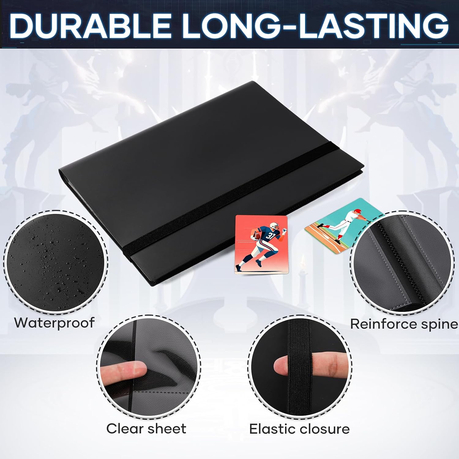 Thumbnail 2 de Trading Card Binder 9 Pocket: 360-Pocket Album for MTG, Sports & More