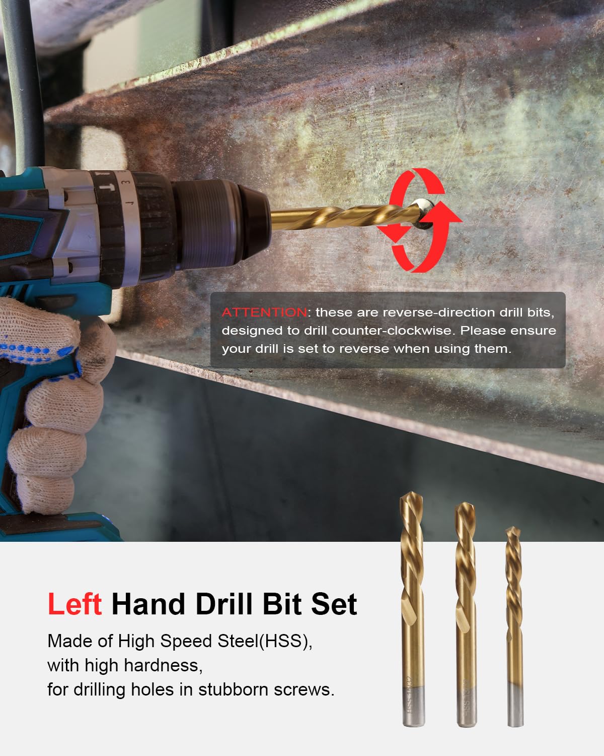 Detalle de Kolvoii CA-TK-014 54-Piece Bolt Extractor Kit with Left-Hand Bits