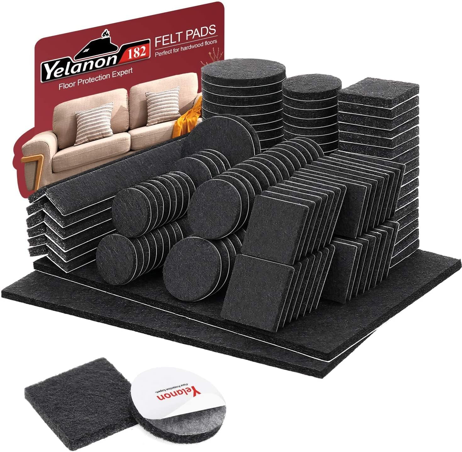 Detalle de Yelanon Felt Furniture Pads 182 pack