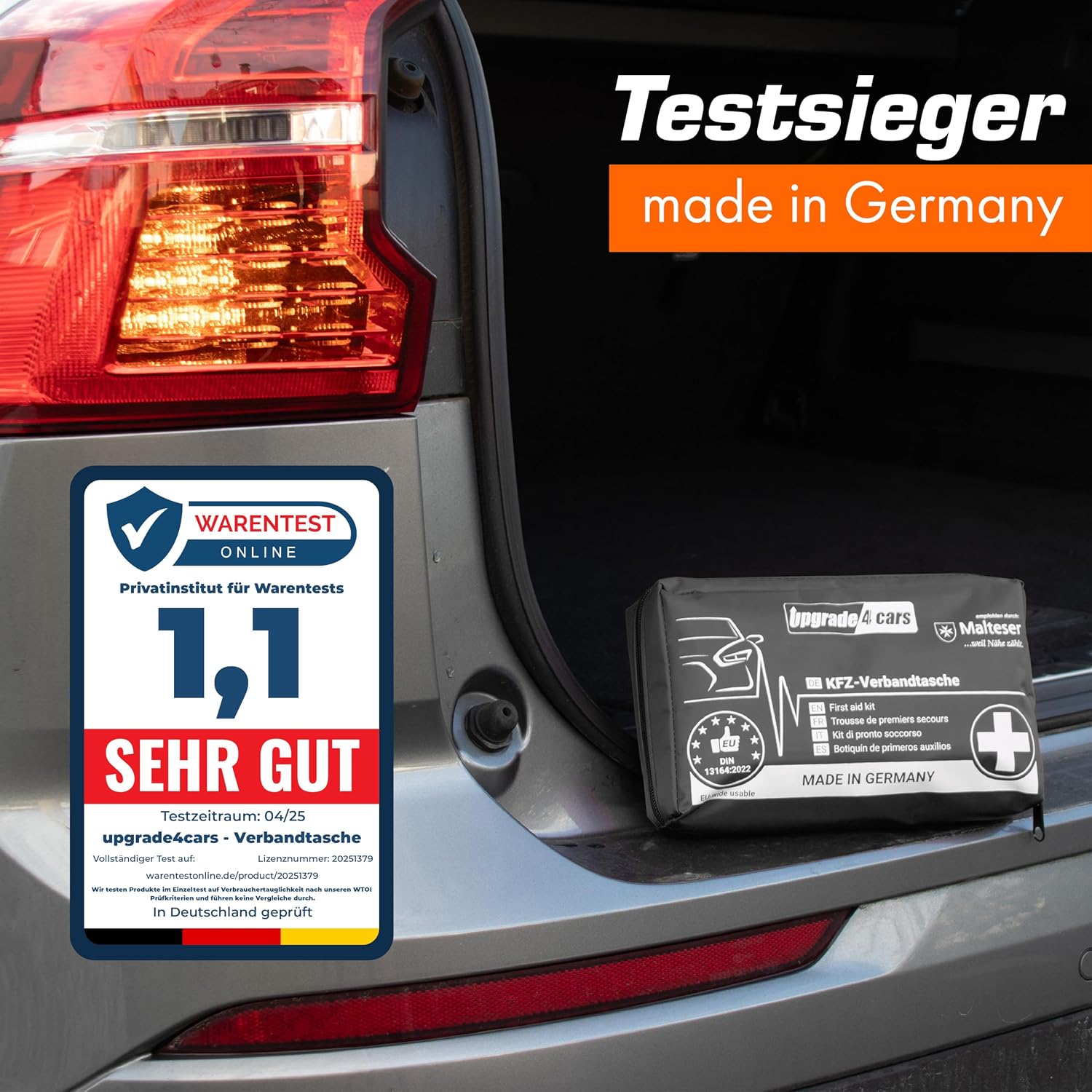 Detalle 2 de Upgrade4cars Auto Verbandskasten 2er Set