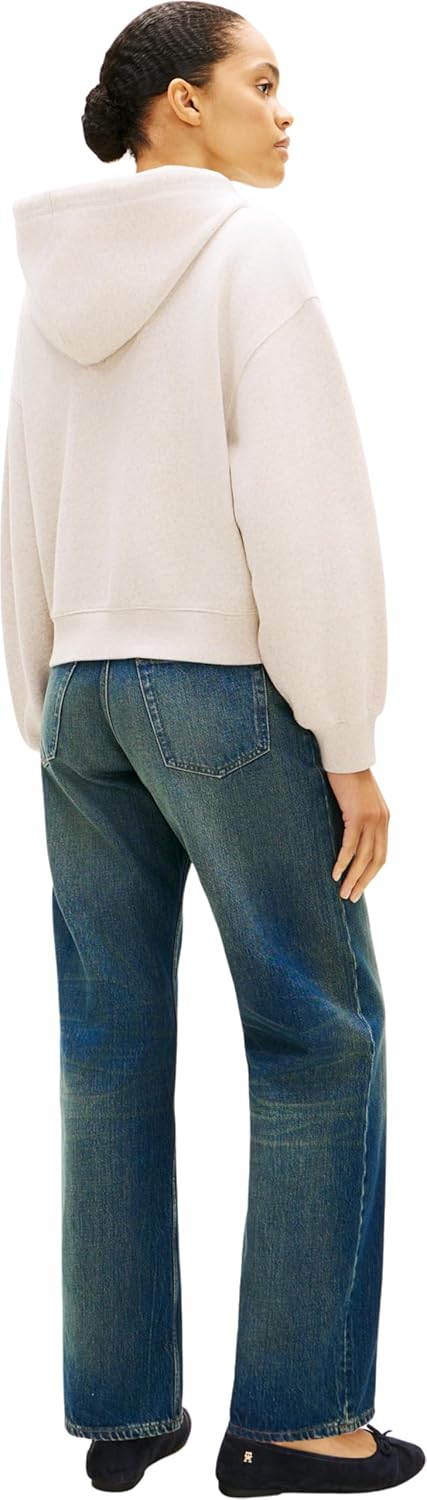 Thumbnail 1 de Tommy Hilfiger Mdrn Script Zip Terry Hoodie Femme – Sweat à capuche zippé authentique