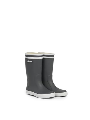Detalle 2 de Aigle Mixte Enfant Lolly Pop 2, Anthracite – Bottes en caoutchouc premium pour enfants