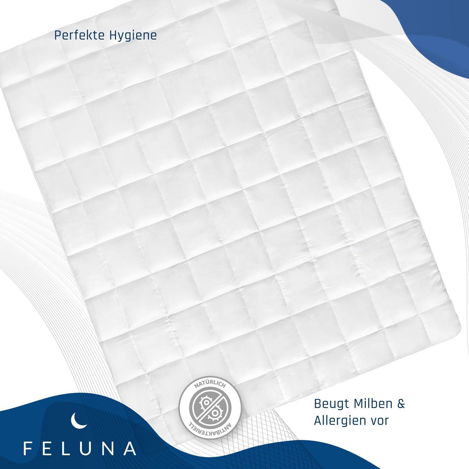 Thumbnail 3 de Feluna sur-Matelas rembourré en microfibre avec protège-matelas intégré – Protecteur 180x200 cm