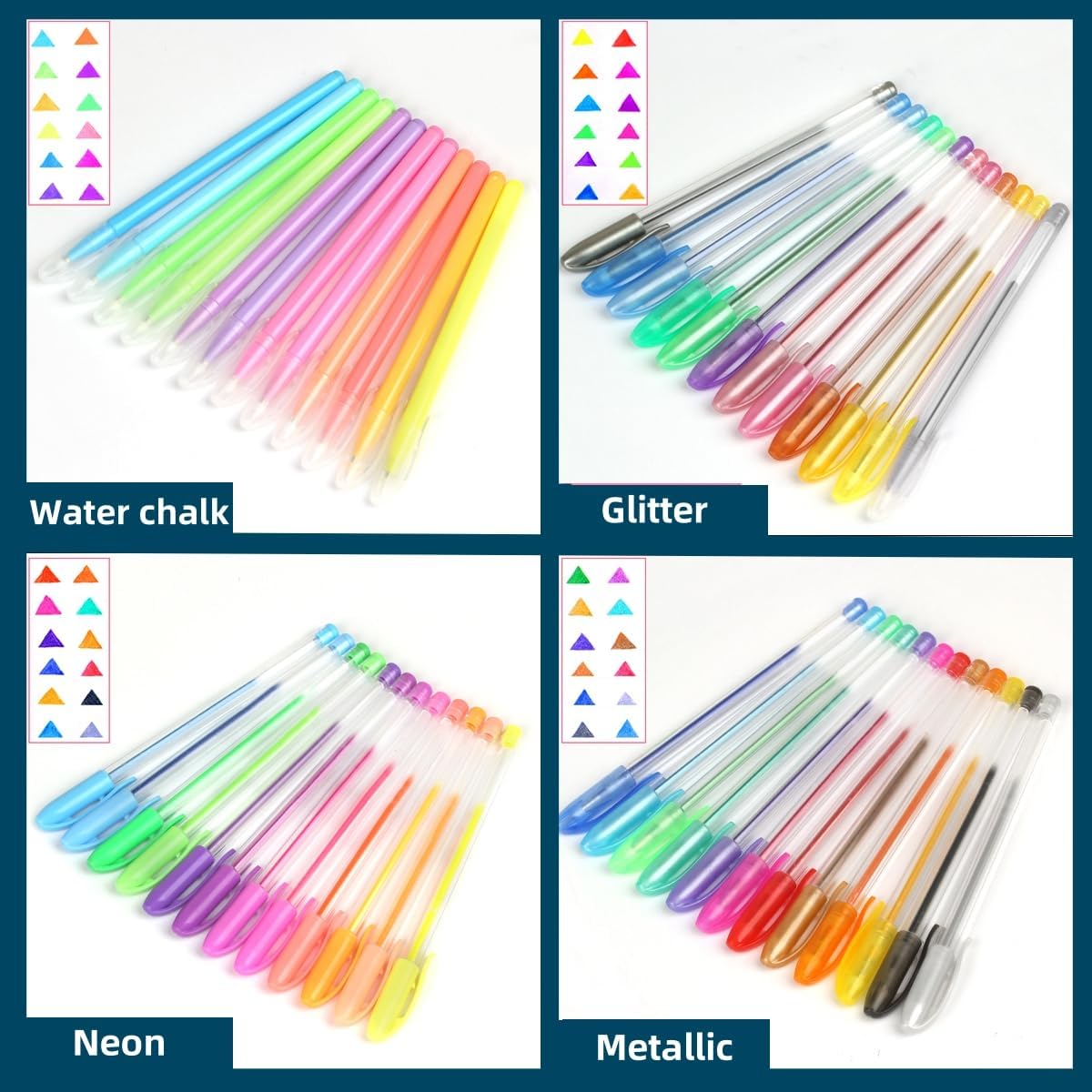 Detalle 2 de Betarami 48 Pcs Gel Pens set