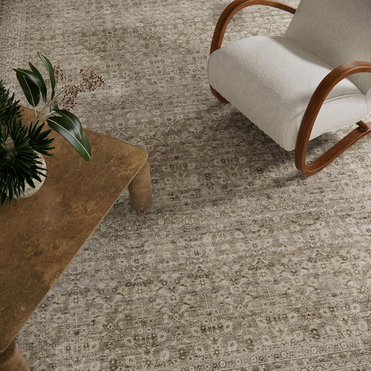 Detalle 2 de Washable 10x14 Area Rug