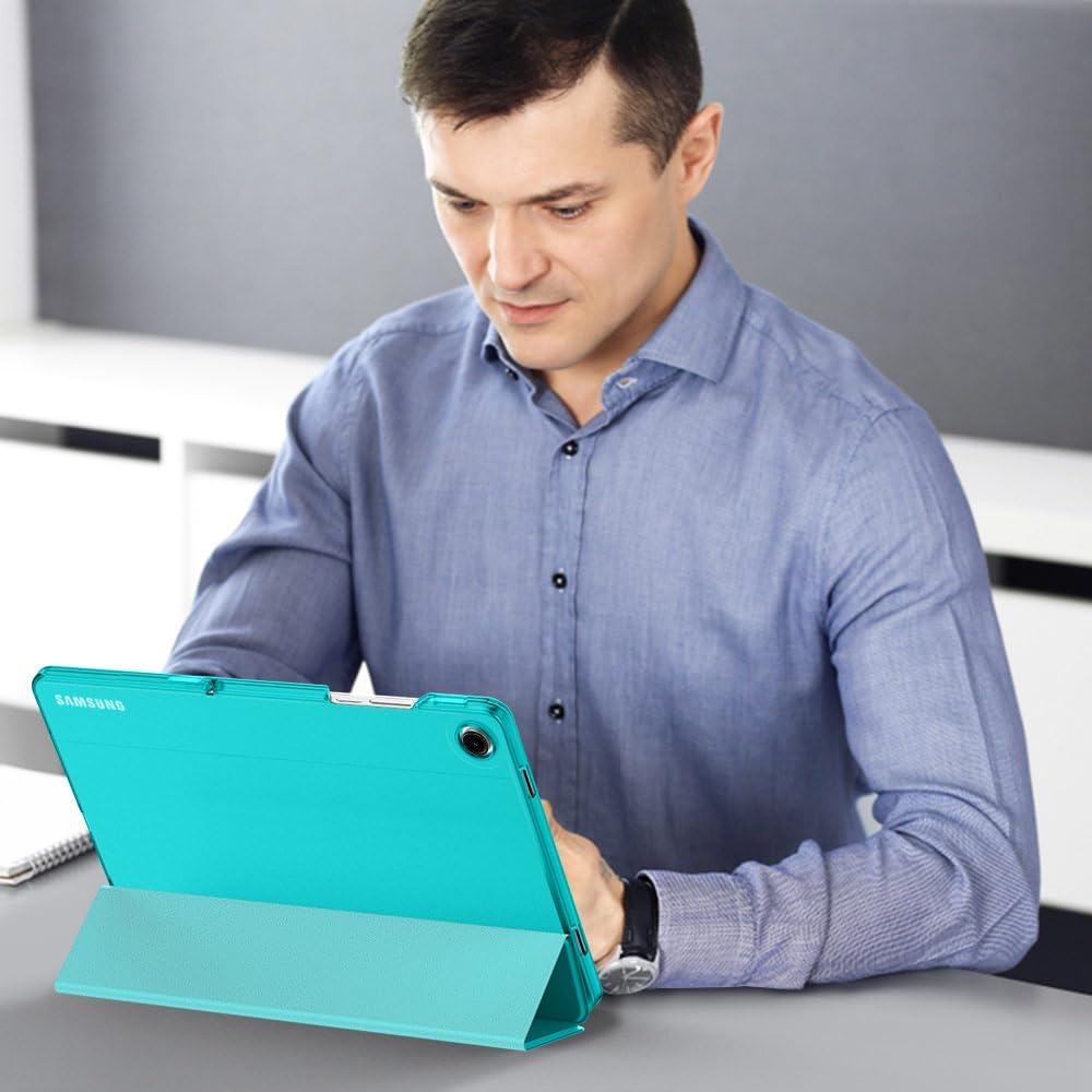 Thumbnail 6 de MoKo Schlanke Hülle für Samsung Galaxy Tab A11+/A9 Plus 11 Zoll – Transparentes Rückseiten-Case mit Auto-Wake-Funktion