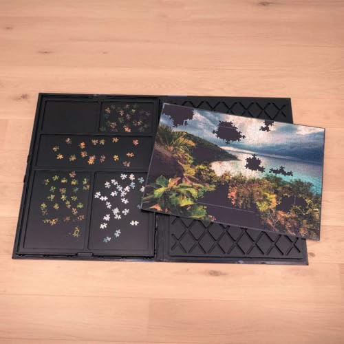 Detalle de Ravensburger Store & Go – Puzzle-Sortierschale, Unterlage und Aufbewahrung in einem