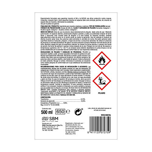 Detalle 2 de Protect Home Insecticida persistente para exteriores: defensa eficaz contra mosquitos en balcones, terrazas y jardines