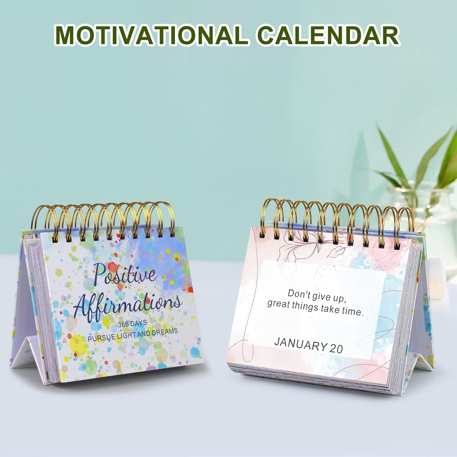 Thumbnail 2 de ZEEYUAN Motivational Desktop Calendar
