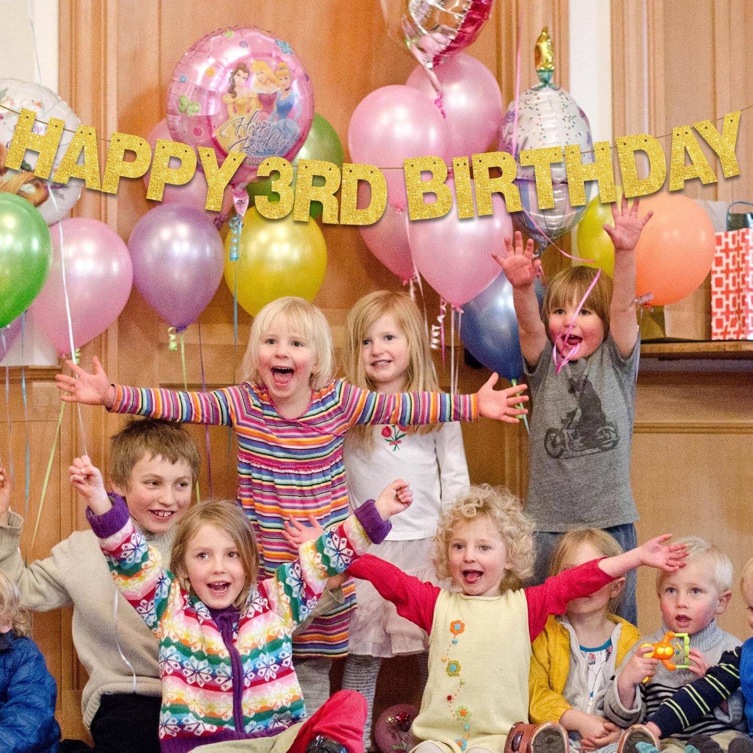 Thumbnail 5 de BEISHIDA 116 PCS Glitter Gold Letter Banner Kit 🎉