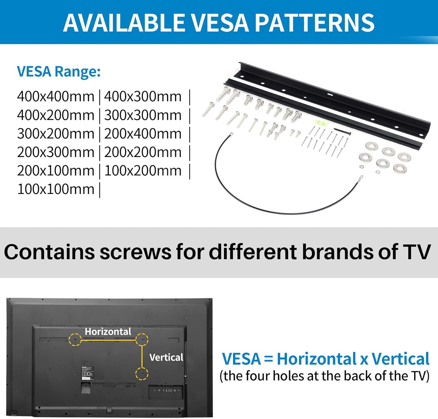 Thumbnail 2 de Studless Drywall TV Mount Max VESA 400x400