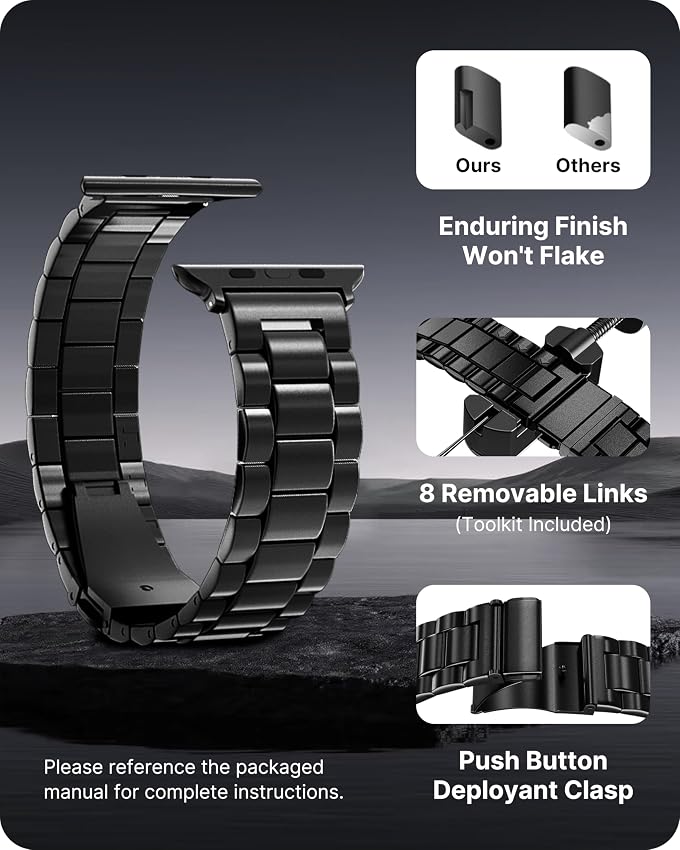 Detalle 2 de Fullmosa Metal Band for Apple Watch Ultra 49mm