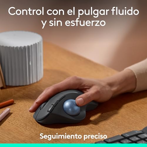 Thumbnail 1 de Logitech ERGO M575S ratón ergonómico inalámbrico