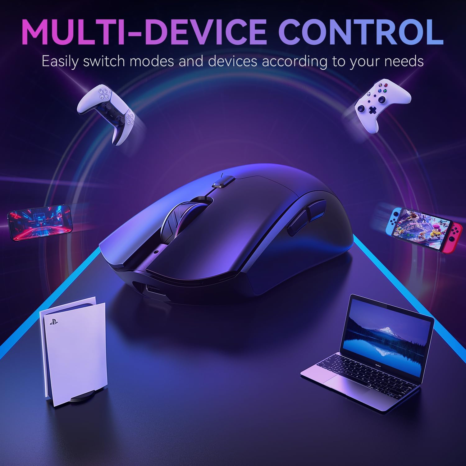 Thumbnail 6 de WizBolt Wireless Gaming Mouse (6400 DPI) with Tri-Mode Connectivity
