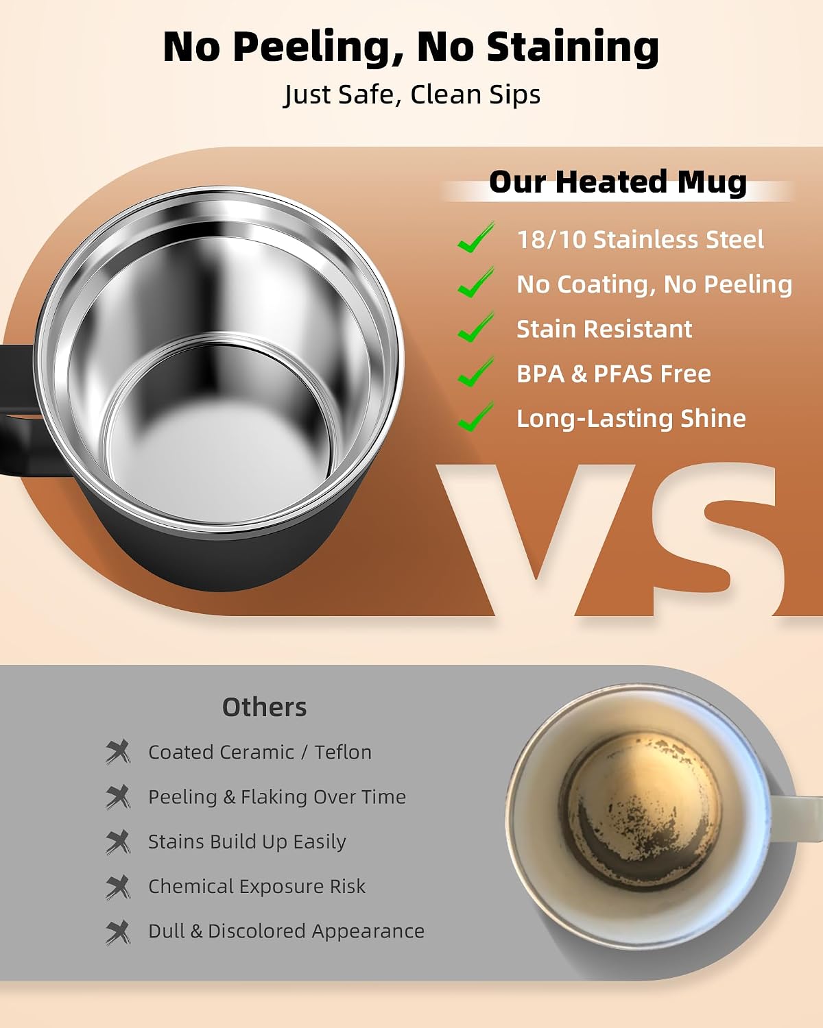 Thumbnail 4 de Nuwave Smart Heated Coffee Mug 16oz