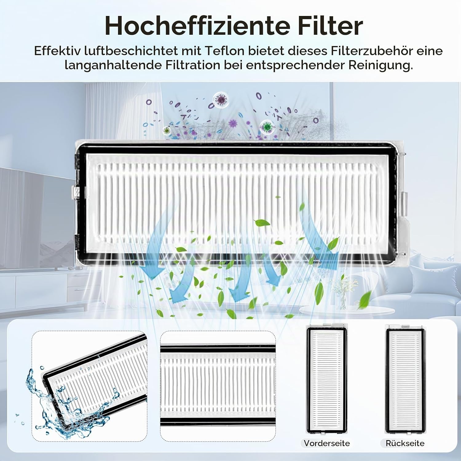 Thumbnail 6 de QV 35A Zubehörset für Roborock QV 35S/QV 35A/QR 598/QR 798 – 19-teiliges Ersatzteilset von howekuze