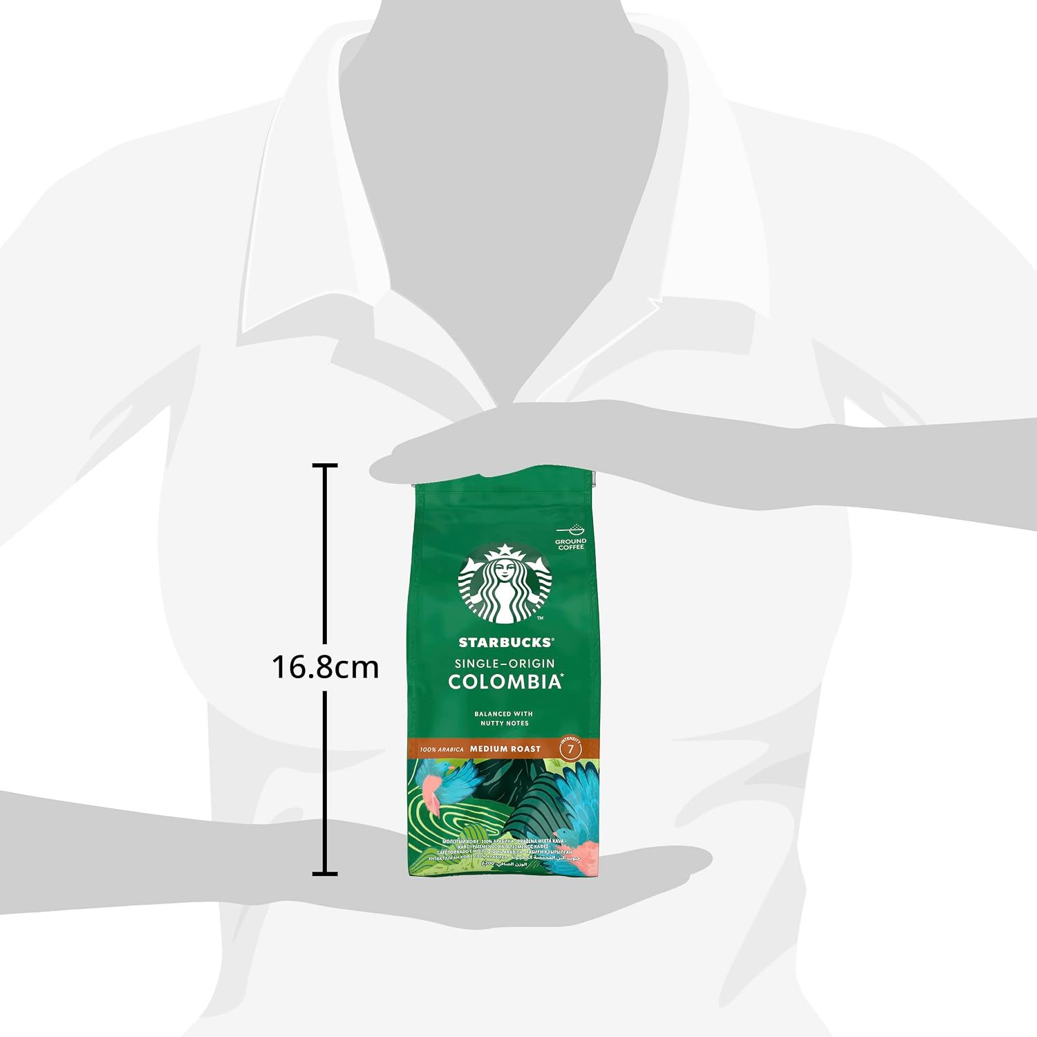 Thumbnail 6 de STARBUCKS Colombia Café Molido Tostado Medio 200g ×6
