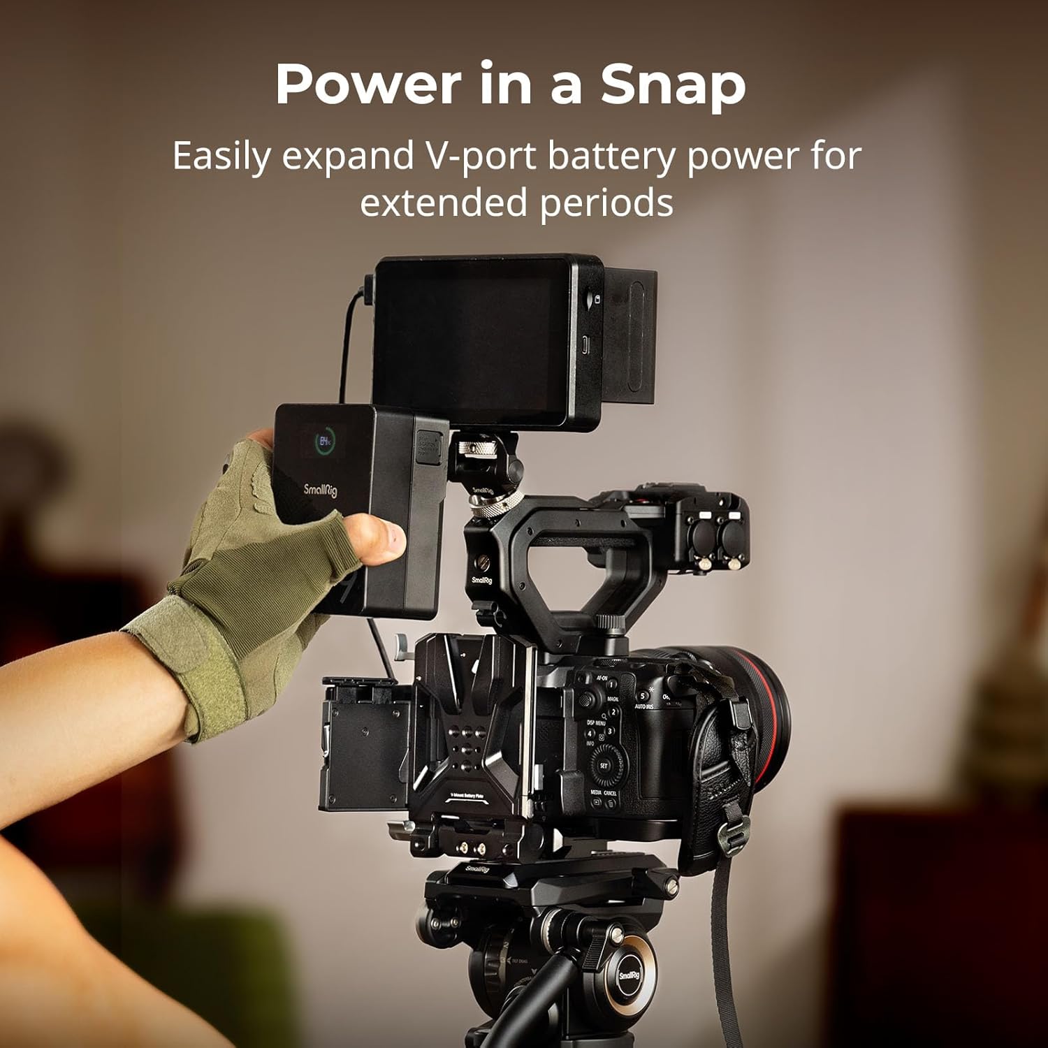 Thumbnail 3 de SMALLRIG Handheld Power Cage Kit Canon C50